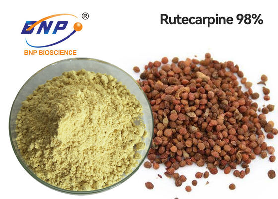 प्राकृतिक पूरक Evodia Rutaecarpa निकालें Rutecarpine 98% HPLC Rutaecarpine
